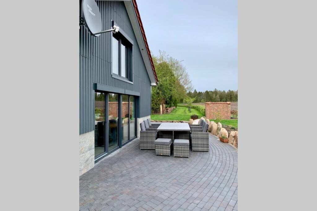 neue ruhige Ferienwohnung am Wald Wustewohlde Exterior foto