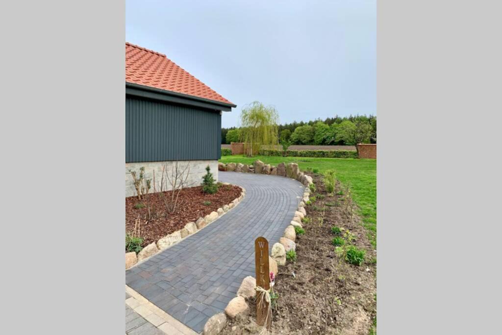neue ruhige Ferienwohnung am Wald Wustewohlde Exterior foto